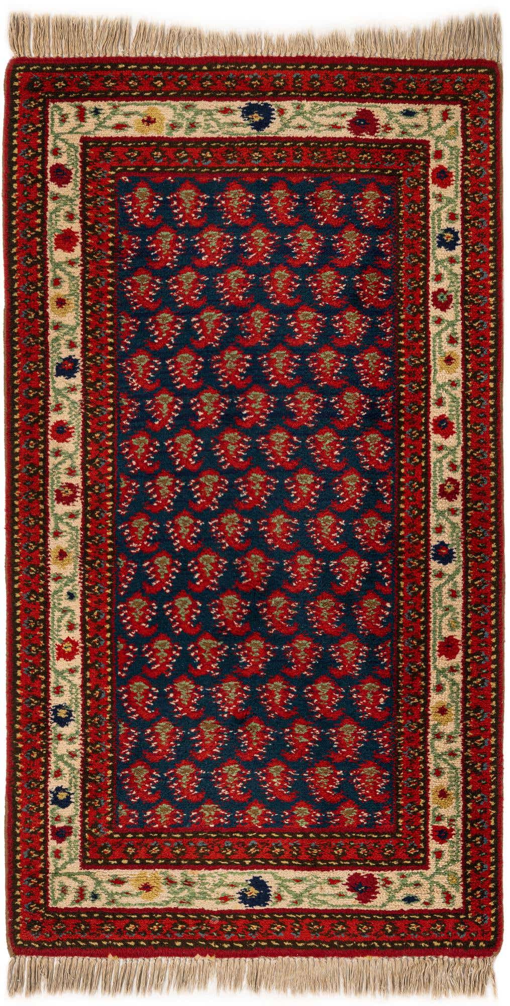 2' 6 x 4' 6 Hand Knotted Moroccan Wool Rug