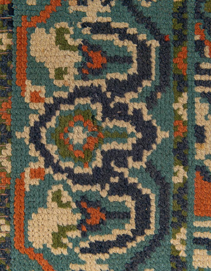 Detail image of 2' 7 x 4' 7  Hand Knotted Moroccan Wool Rug