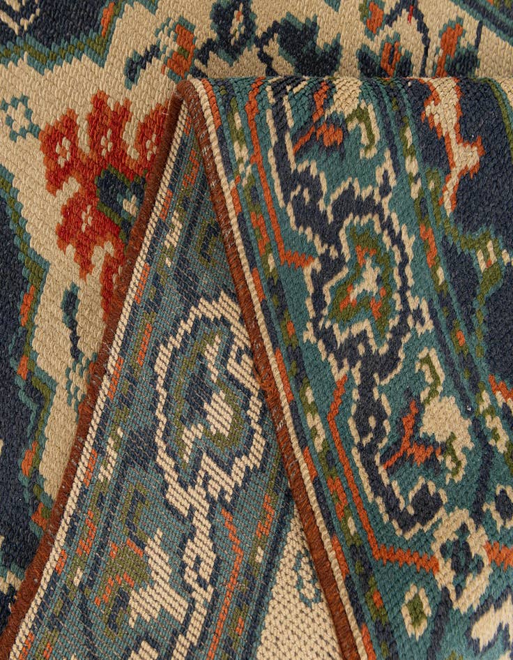 Detail image of 2' 7 x 4' 7  Hand Knotted Moroccan Wool Rug
