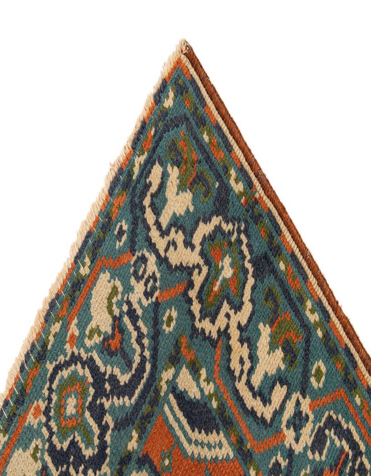 Detail image of 2' 7 x 4' 7  Hand Knotted Moroccan Wool Rug