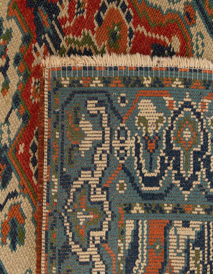 Detail image of 2' 7 x 4' 7  Hand Knotted Moroccan Wool Rug