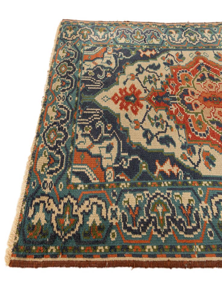 Detail image of 2' 7 x 4' 7  Hand Knotted Moroccan Wool Rug
