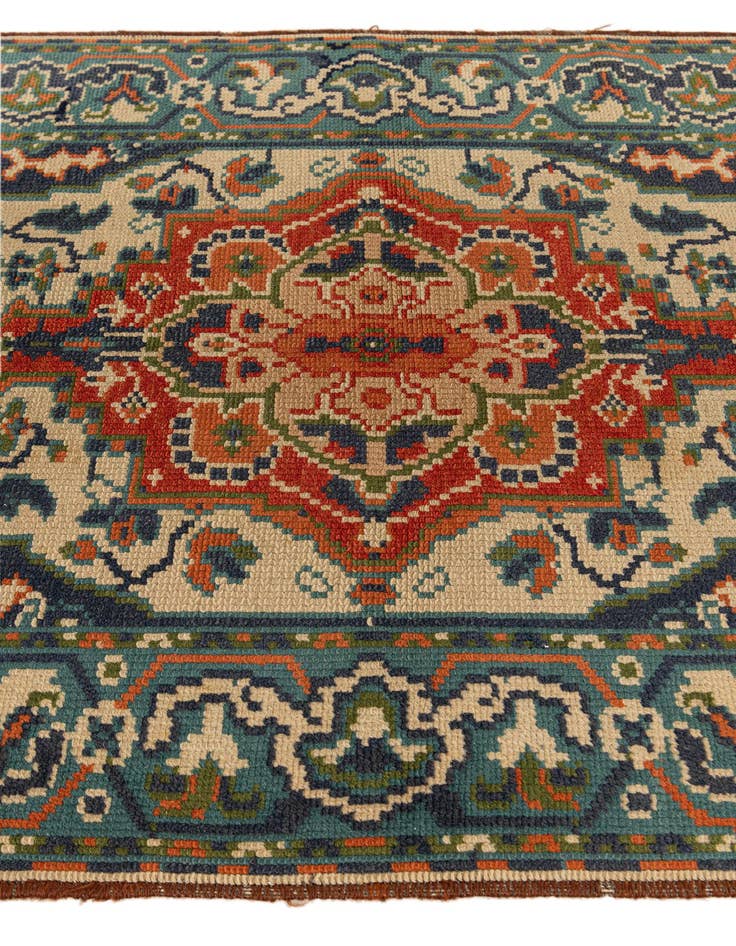 Detail image of 2' 7 x 4' 7  Hand Knotted Moroccan Wool Rug