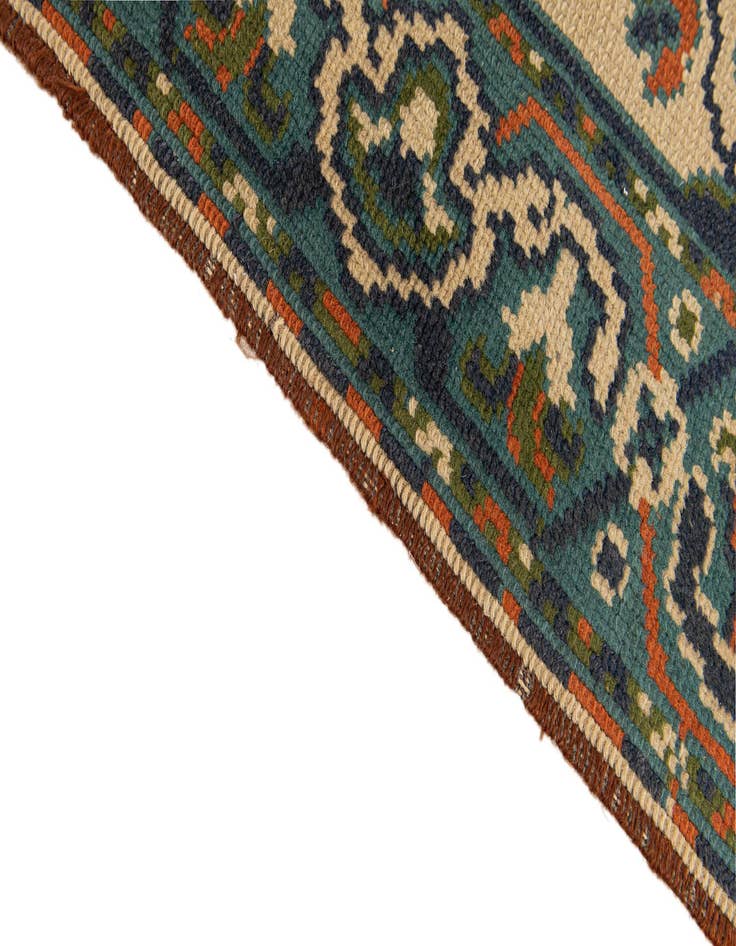 Detail image of 2' 7 x 4' 7  Hand Knotted Moroccan Wool Rug