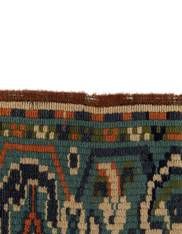 Detail image of 2' 7 x 4' 7  Hand Knotted Moroccan Wool Rug