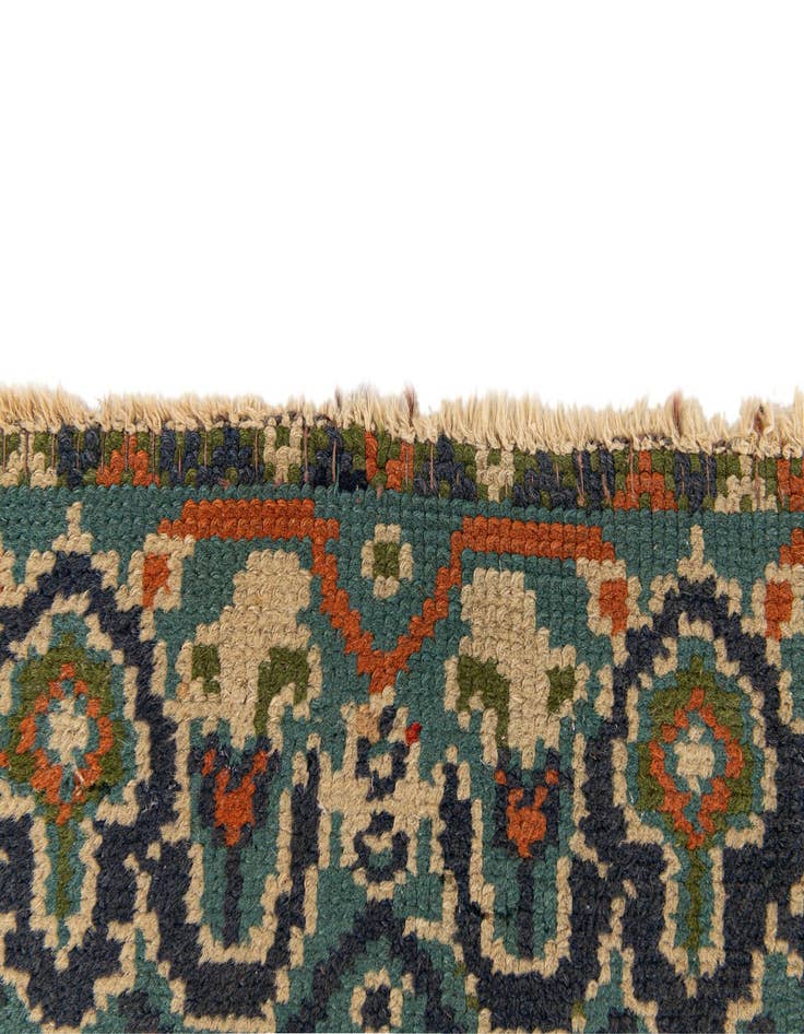 Detail image of 2' 7 x 4' 7  Hand Knotted Moroccan Wool Rug