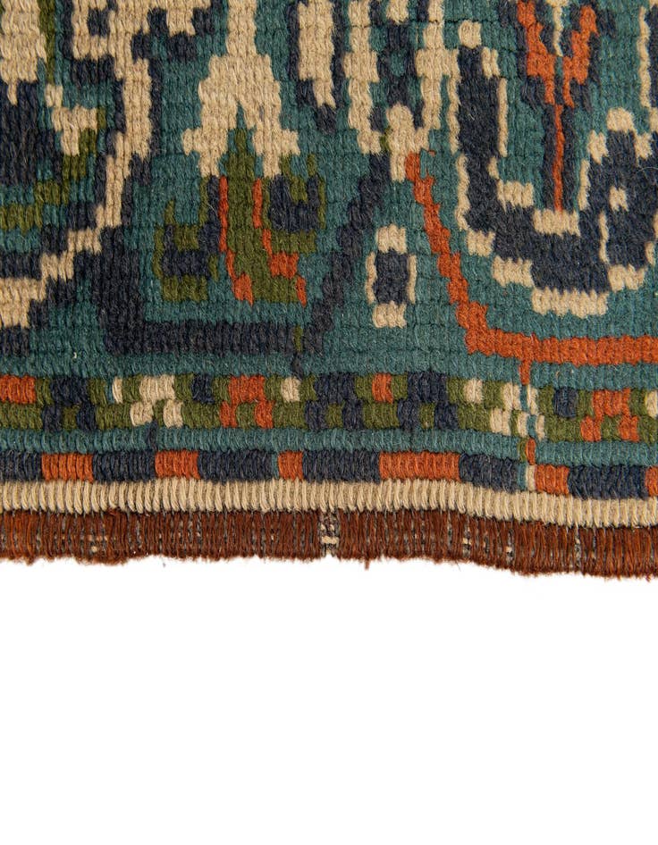 Detail image of 2' 7 x 4' 7  Hand Knotted Moroccan Wool Rug