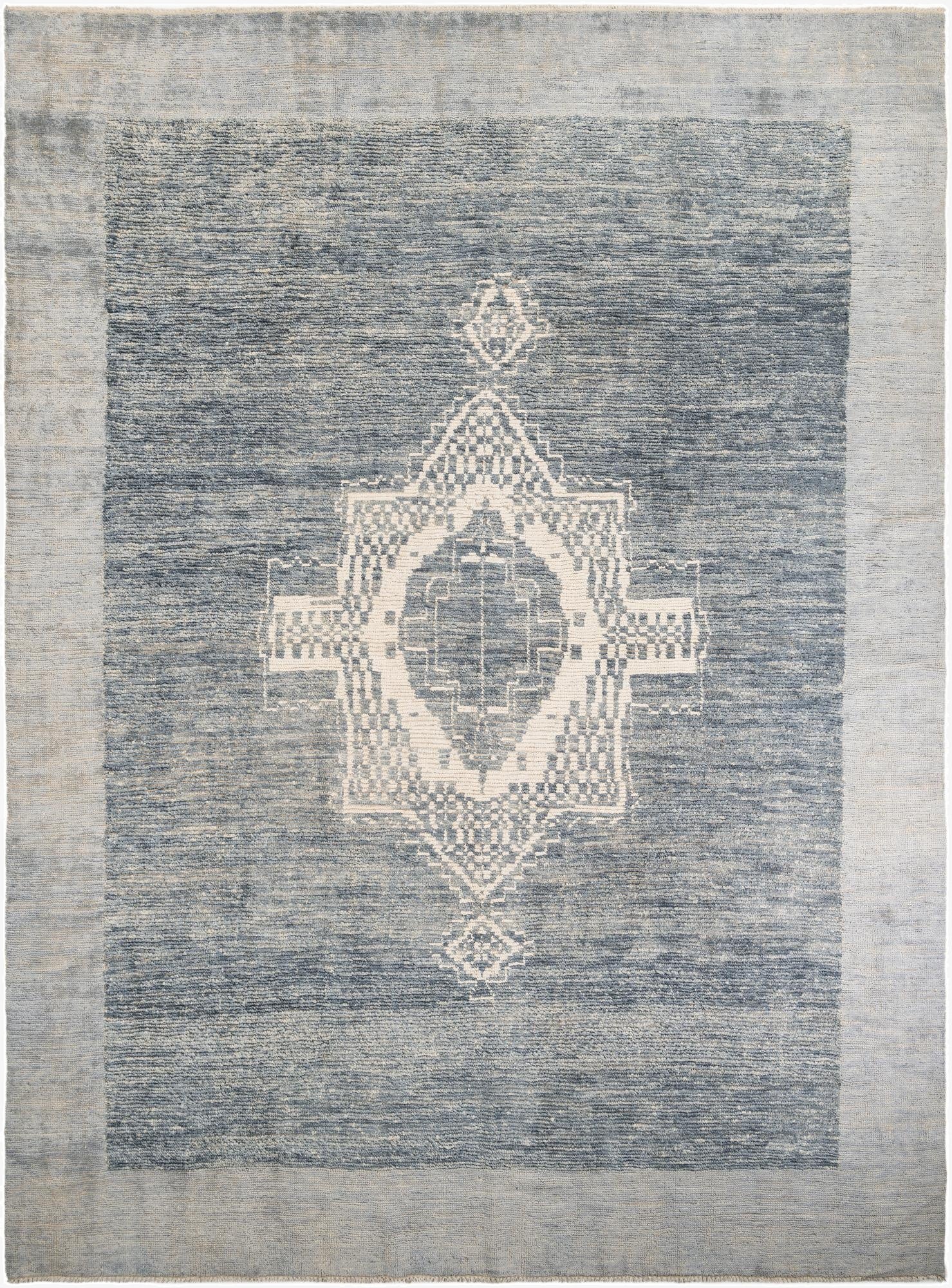 10' 8 x 14' 4  Hand Knotted Moroccan Wool Rug