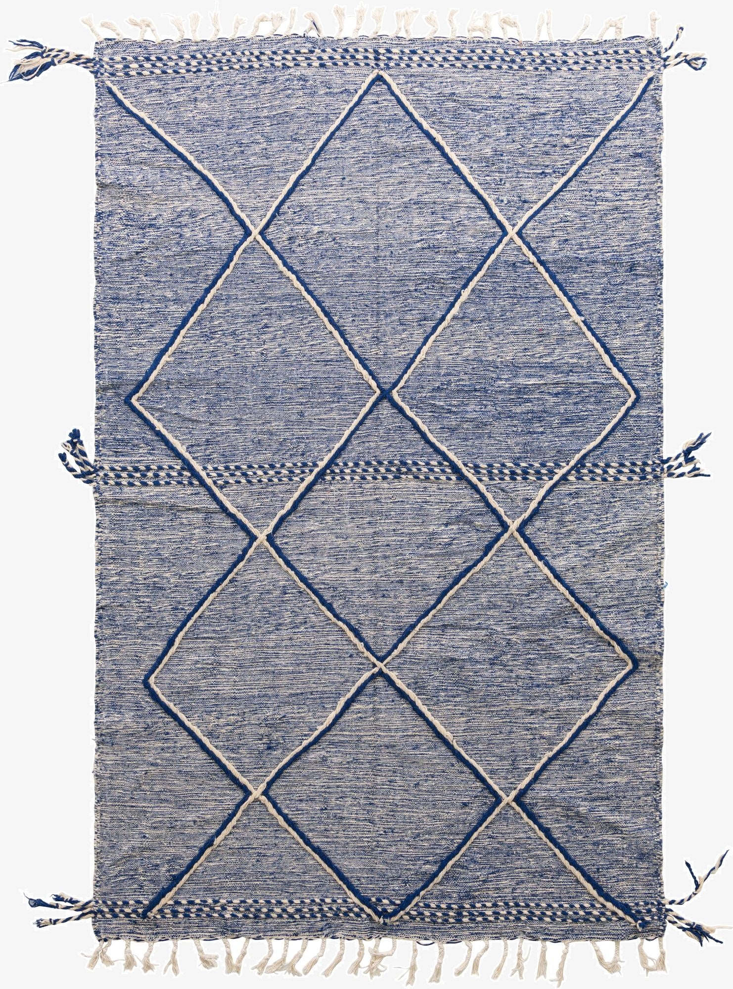 6' 5 x 10'  Hand Knotted Moroccan Wool Rug