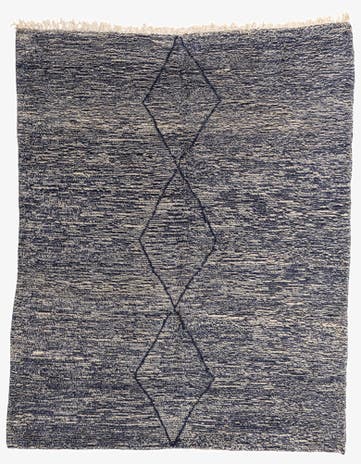 7' x 8' 8 Hand Knotted Moroccan Wool Rug