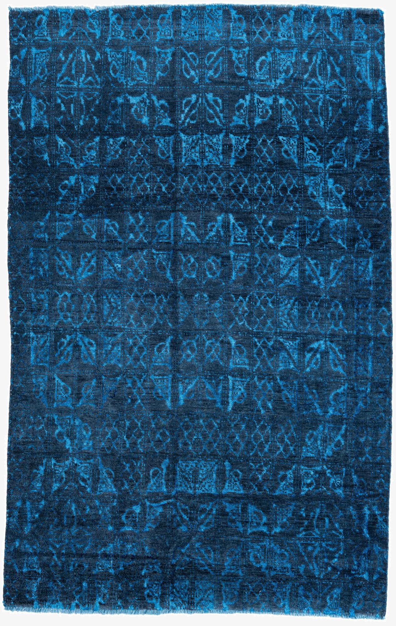 5' 9 x 9' 1  Hand Knotted Moroccan Rug