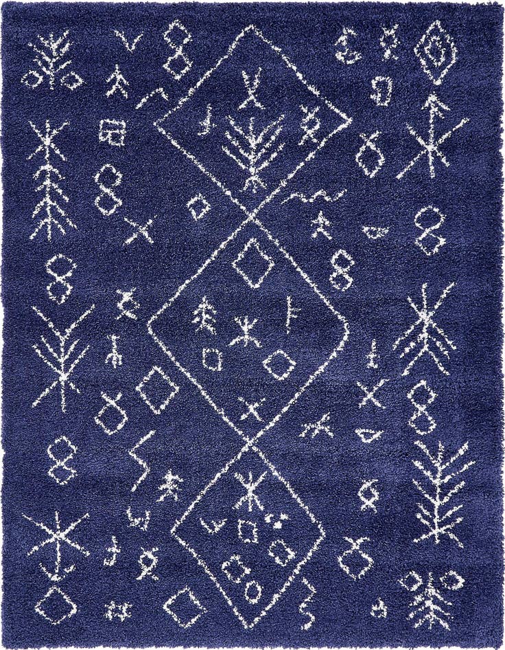 Detail image of 8' x 10' Moroccan Shag Rug