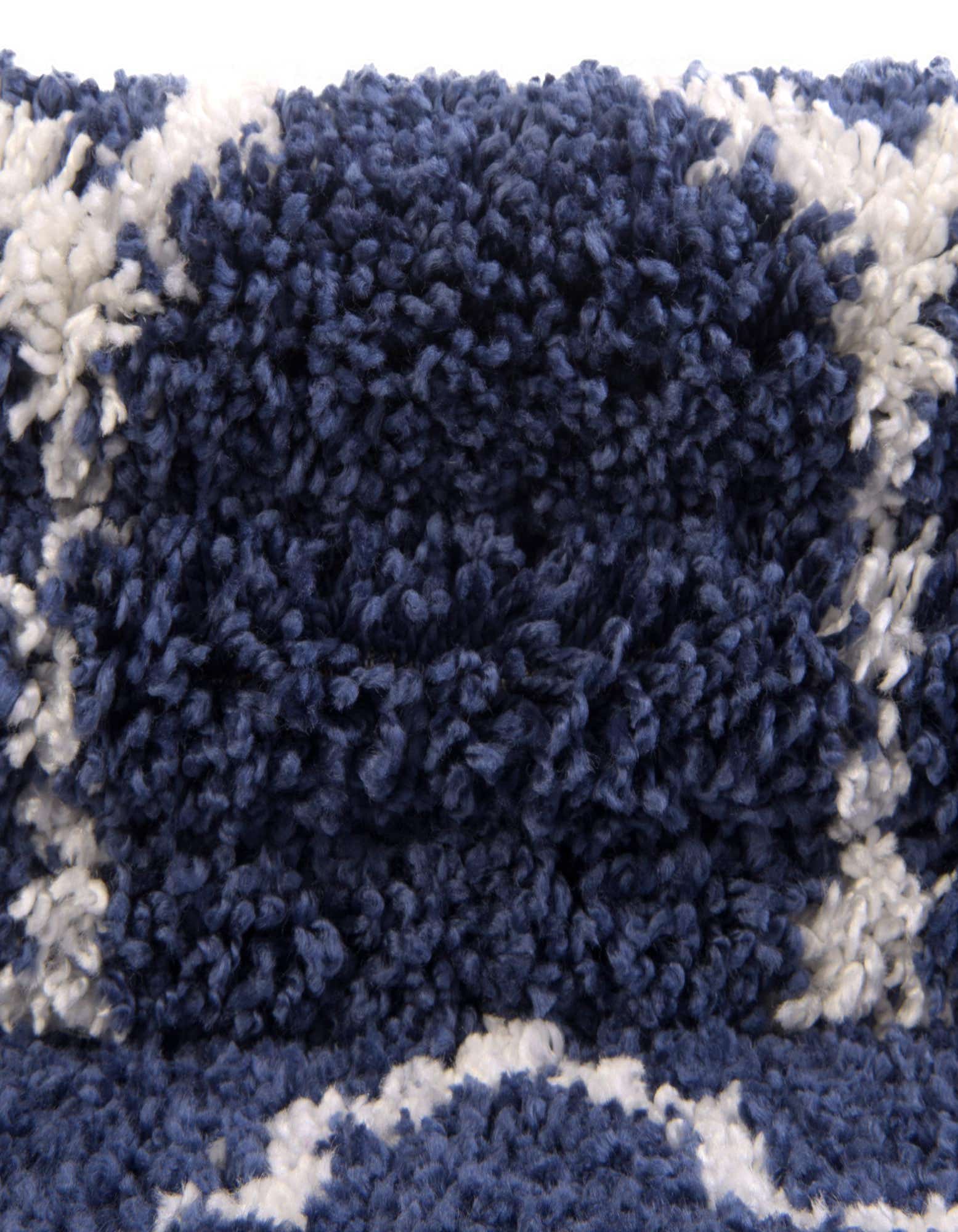 Primary image of Custom Navy Blue Marrakesh Shag Rug