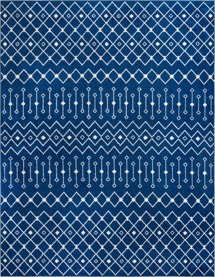 Detail image of 10' 8 x 14' Moroccan Trellis Rug