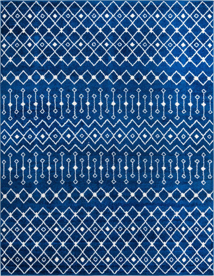 Detail image of 10' x 13' Moroccan Trellis Rug