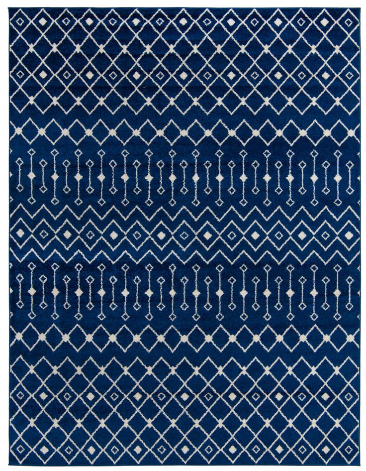 Detail image of 9' x 12' Moroccan Trellis Rug