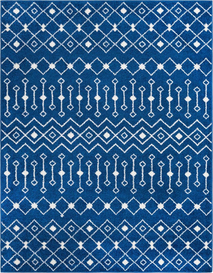 Detail image of 6' x 9' Moroccan Trellis Rug
