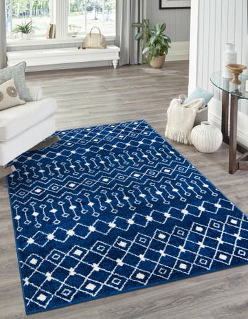 2' x 3' Moroccan Trellis Rug