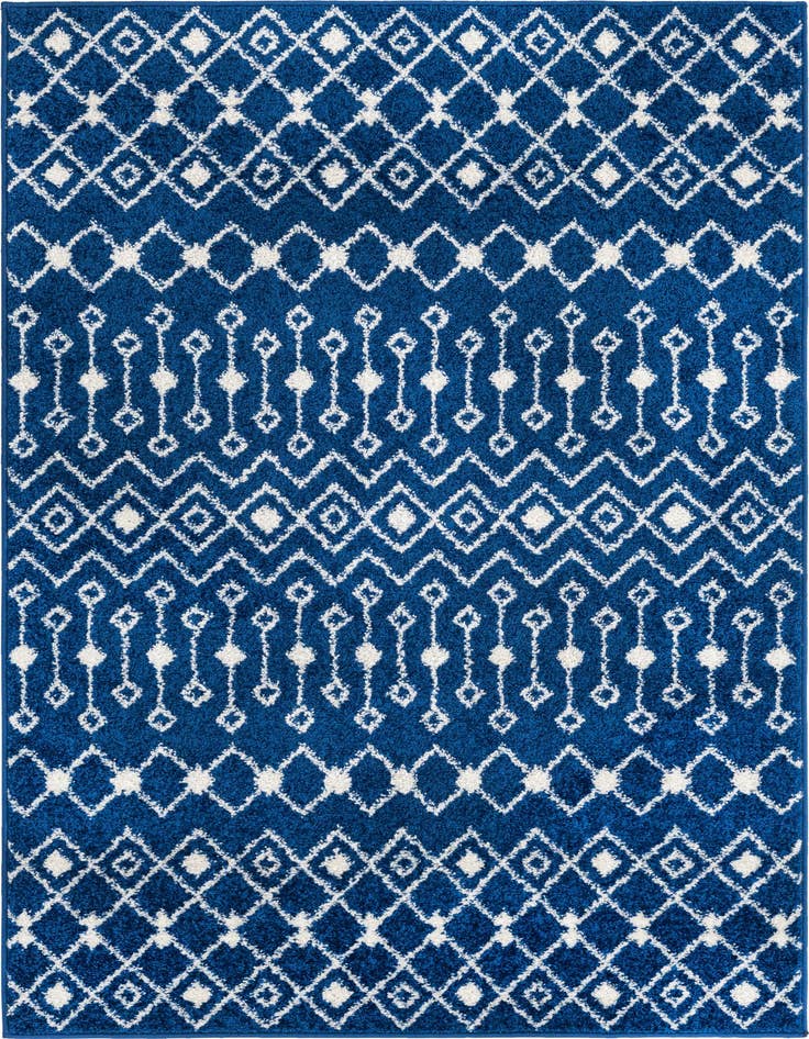 Detail image of 4' x 6' Moroccan Trellis Rug