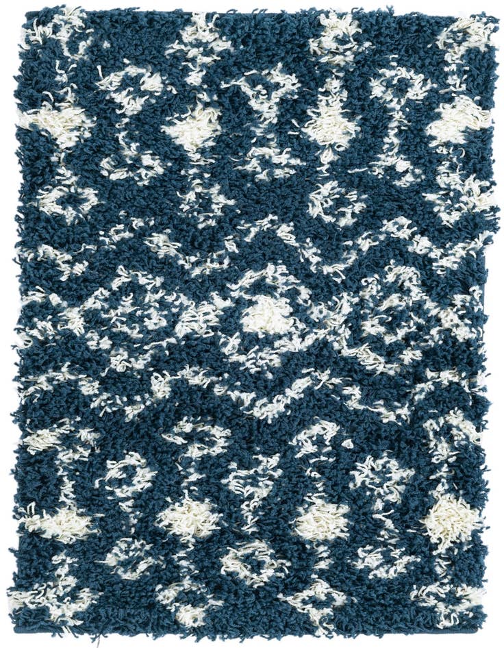 Detail image of 2' x 3' Moroccan Trellis Shag Rug