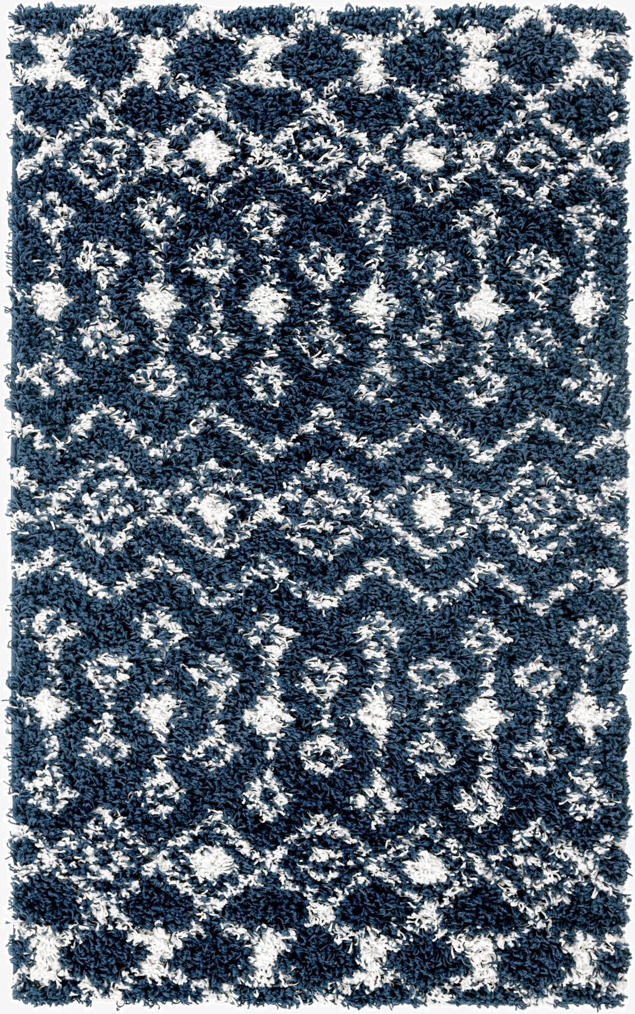 3' x 5' 3 Moroccan Trellis Shag Rug