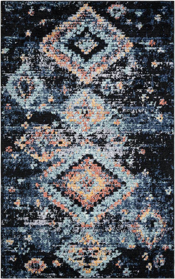 Detailansicht von 150cm x 245cm Marokko Teppich