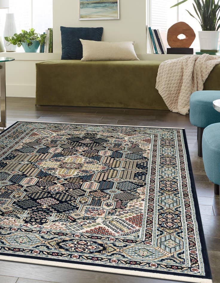 Detail image of 5' x 8' Nain Design Rug