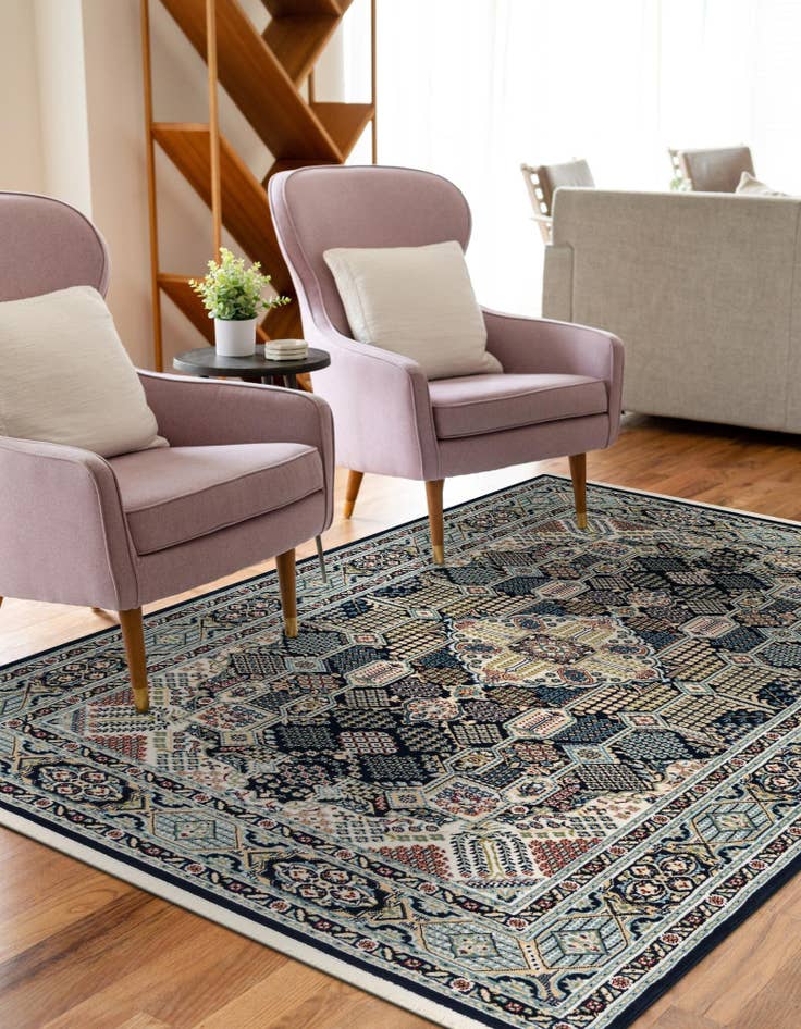 Detail image of 5' x 8' Nain Design Rug