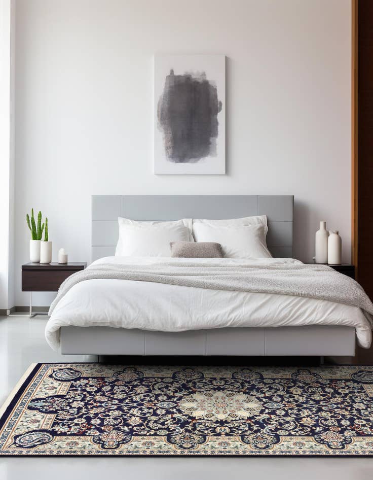 Detail image of 7' 10 x 10' Nain Design Rug