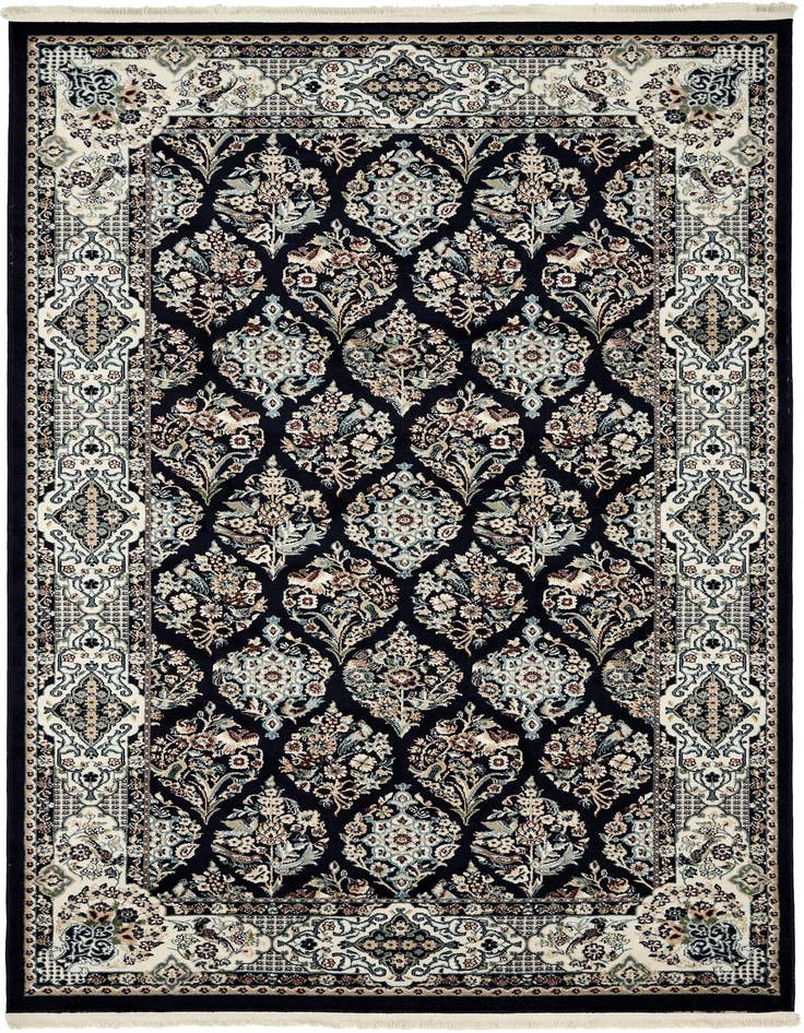 Detail image of 5' 3 x 8' Nain Design Rug