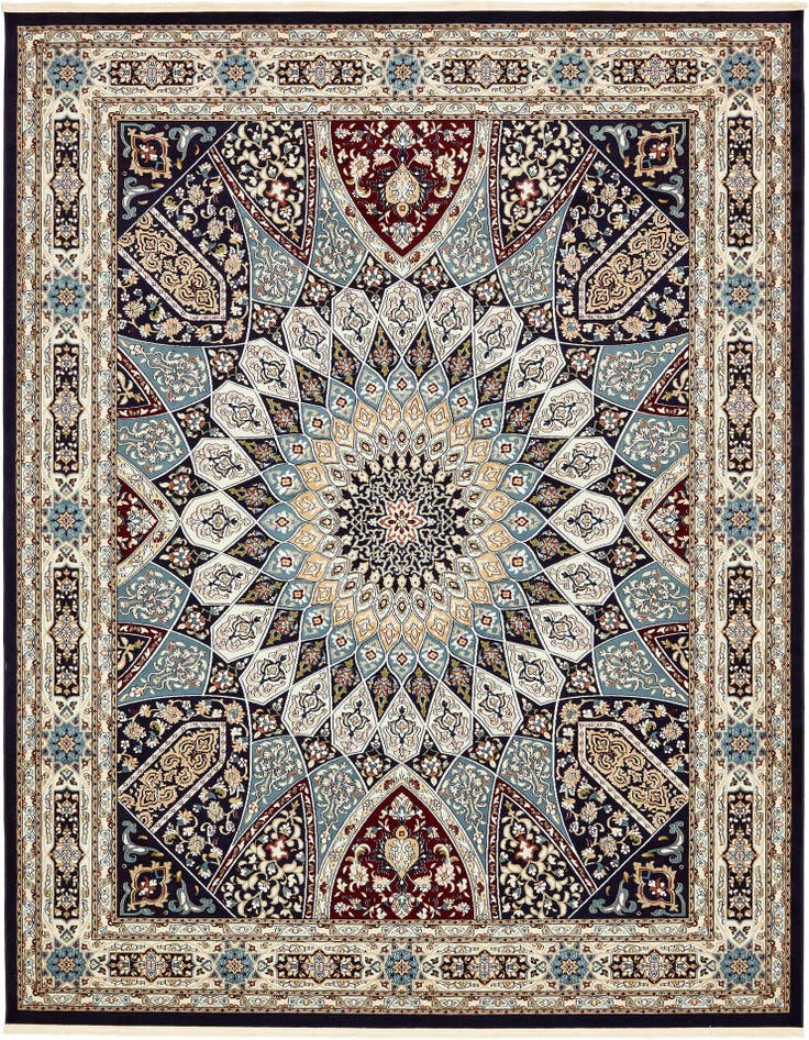 Detail image of 10' x 13' Nain Design Rug
