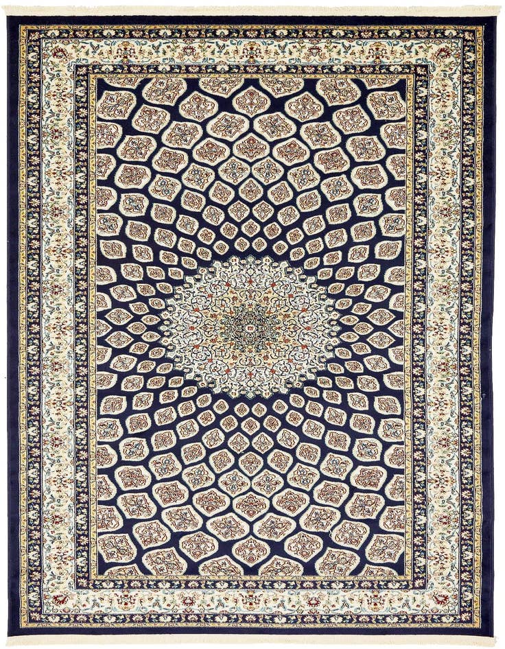 Detail image of 5' 3 x 8' Nain Design Rug
