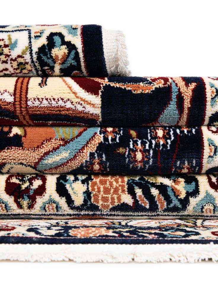 Detail image of 5' 3 x 8' Nain Design Rug