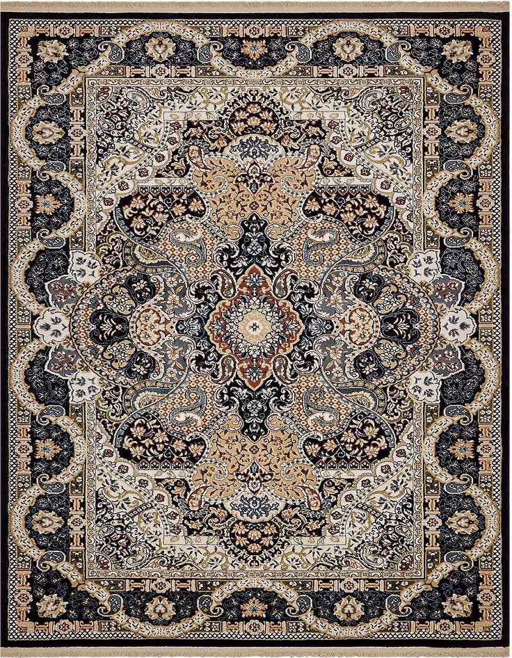 Detail image of 5' 3 x 8' Nain Design Rug