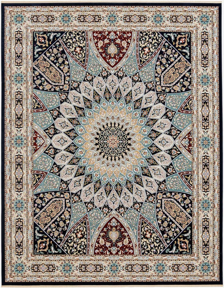 Detail image of 10' x 14' Nain Design Rug