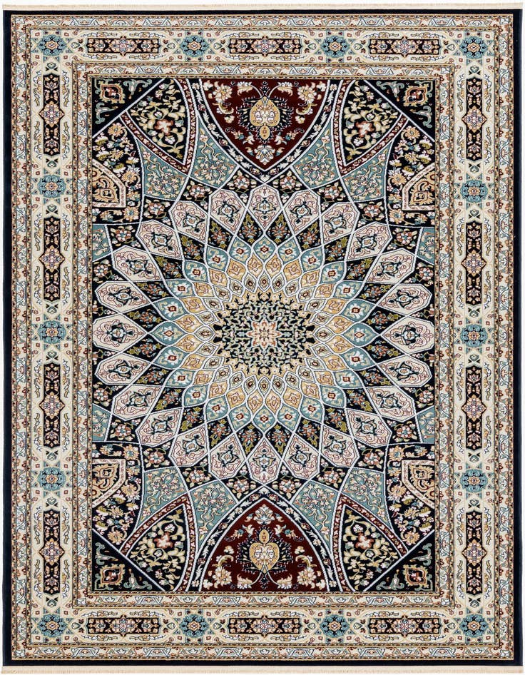 Detail image of 6' x 9' Nain Design Rug