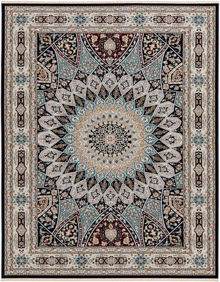 Detail image of 7' x 10' Nain Design Rug