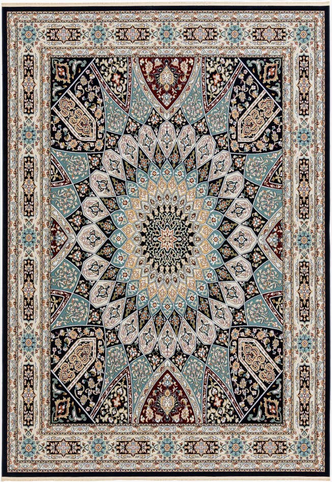 Detail image of 7' 10 x 11' Nain Design Rug