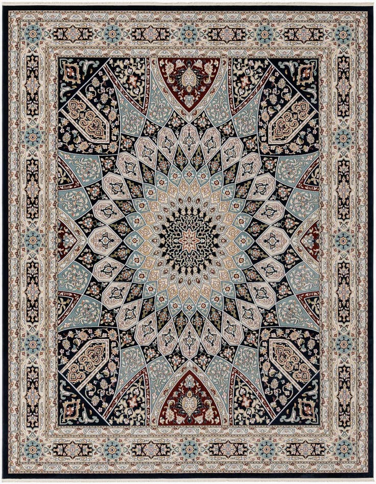 Detail image of 9' x 12' Nain Design Rug