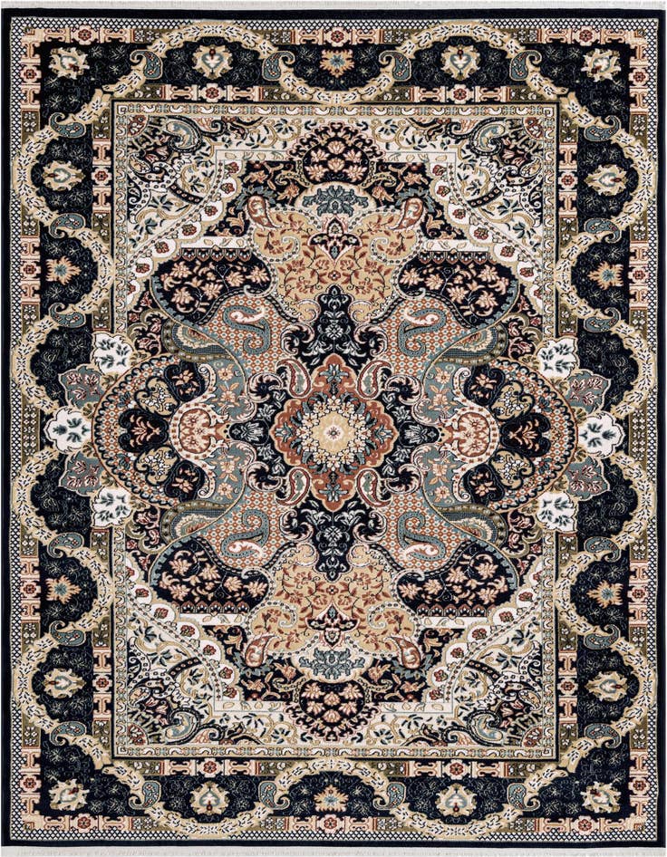 Detail image of 7' 1 x 10' Nain Design Rug