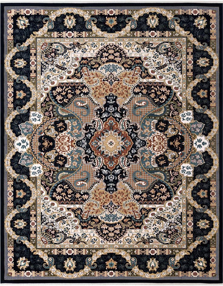 Detail image of 9' x 12' Nain Design Rug