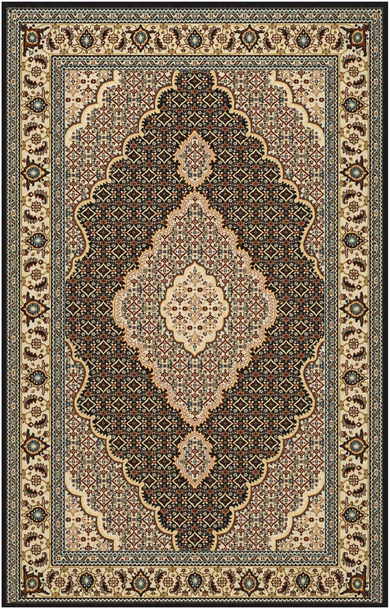 5' 3 x 8' Nain Design Rug