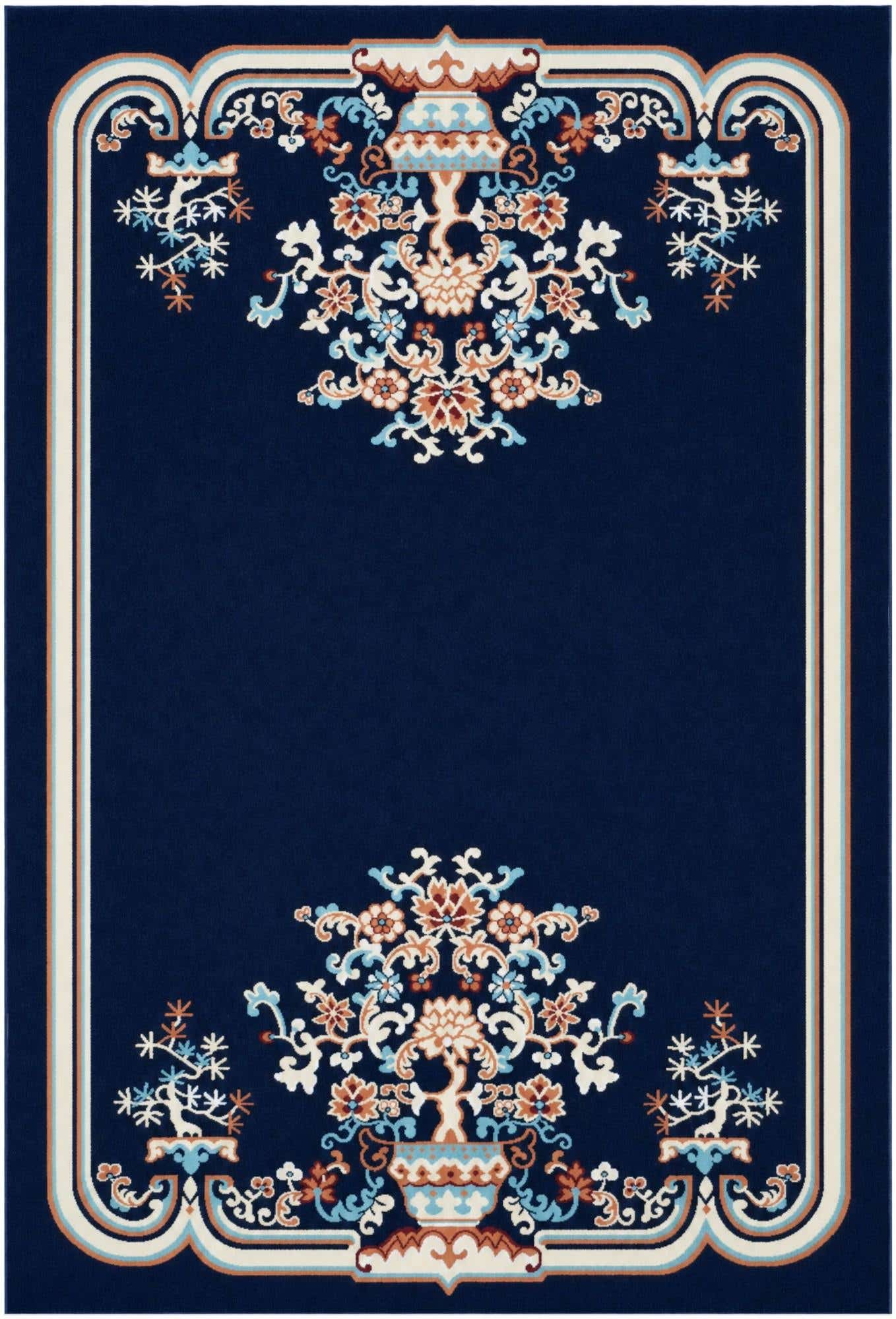 4' x 6' Nain Design Rug