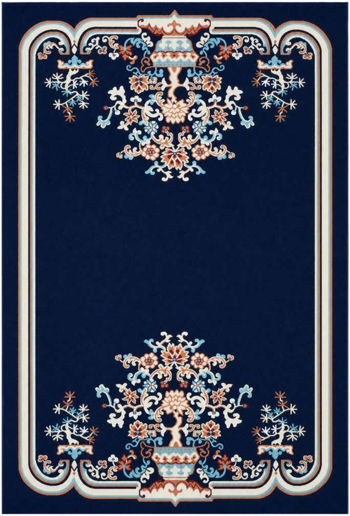4' x 6' Nain Design Rug