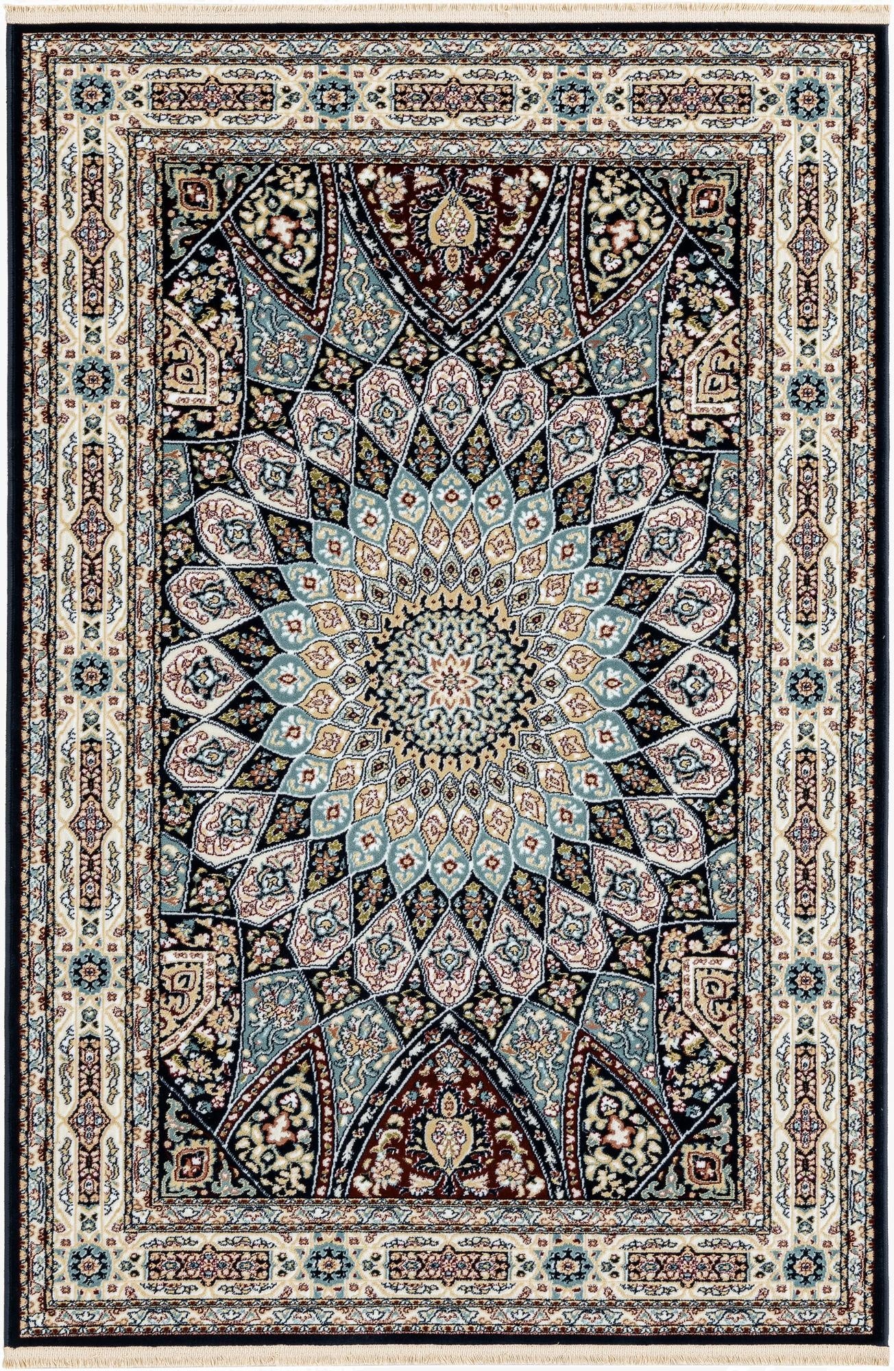4' x 6' Nain Design Rug