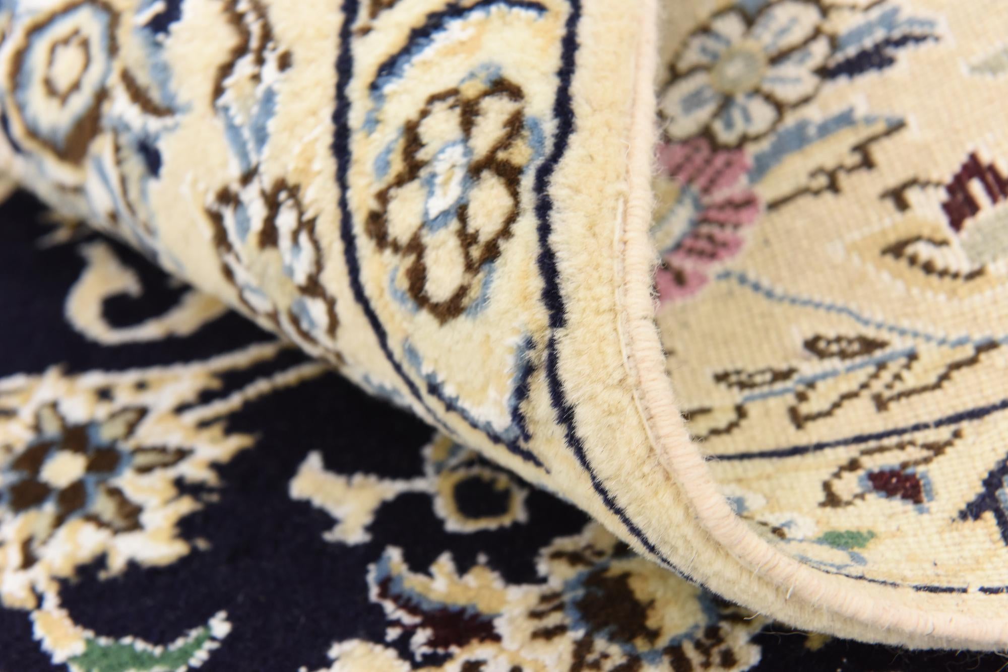 5' 1 x 8' 5 Hand Knotted Nain Persian Rug