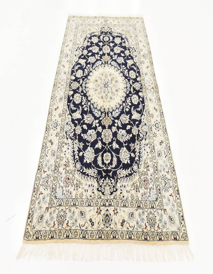 Detail image of 5' 2 x 8' 3  Hand Knotted Nain Persian Rug