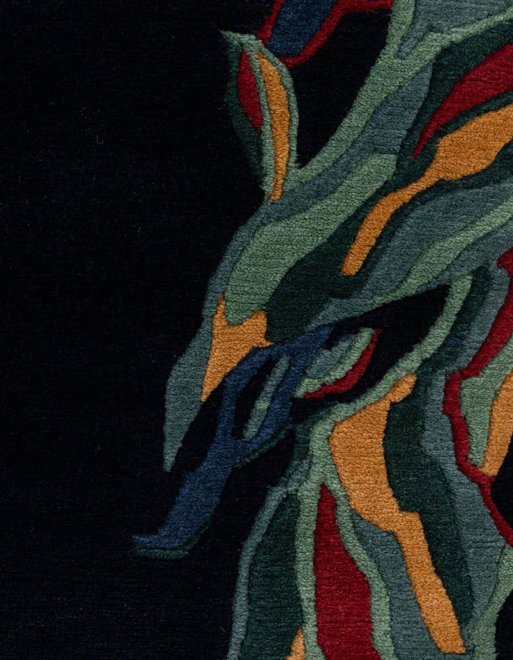 Detail image of 4' 11 x 6' 9  Hand Knotted Nepal Wool Rug