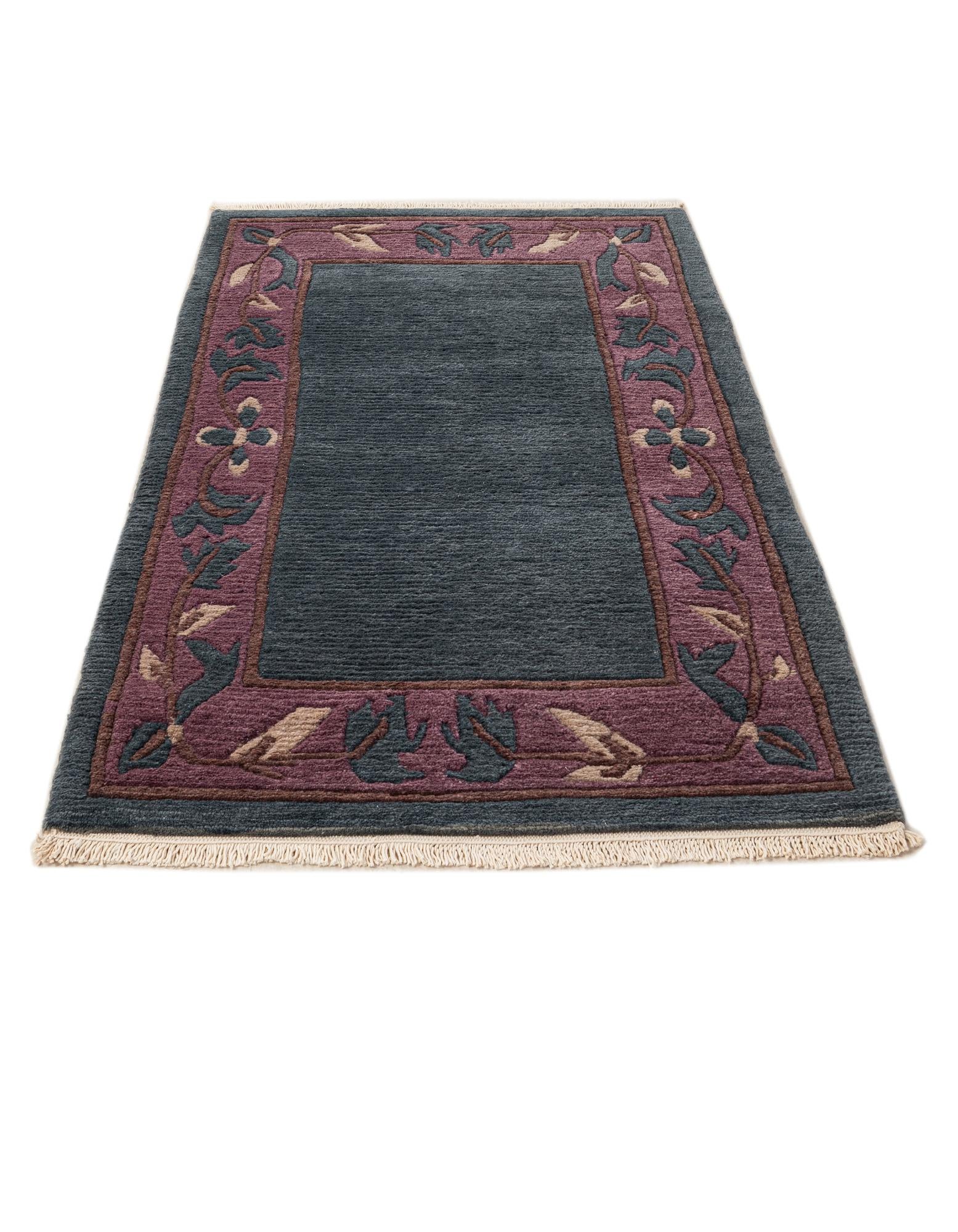 2' 7 x 4' 9 Hand Knotted Nepal Wool Rug