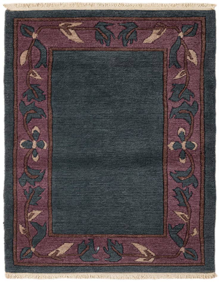 Detail image of 2' 7 x 4' 9 Hand Knotted Nepal Wool Rug